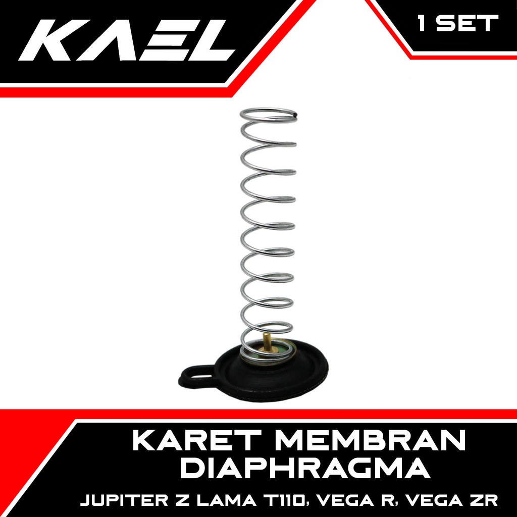 Karet Membran Diaphragma Jupiter Z Lama T110 &amp; Vega R-ZR Diapragma Assy Karbu Karburator Vacum Vakum Vacuum Per Skep