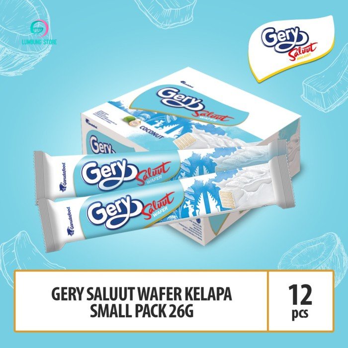 

Gery Saluut Wafer Kelapa S. Pack - Biskuit / Wafer