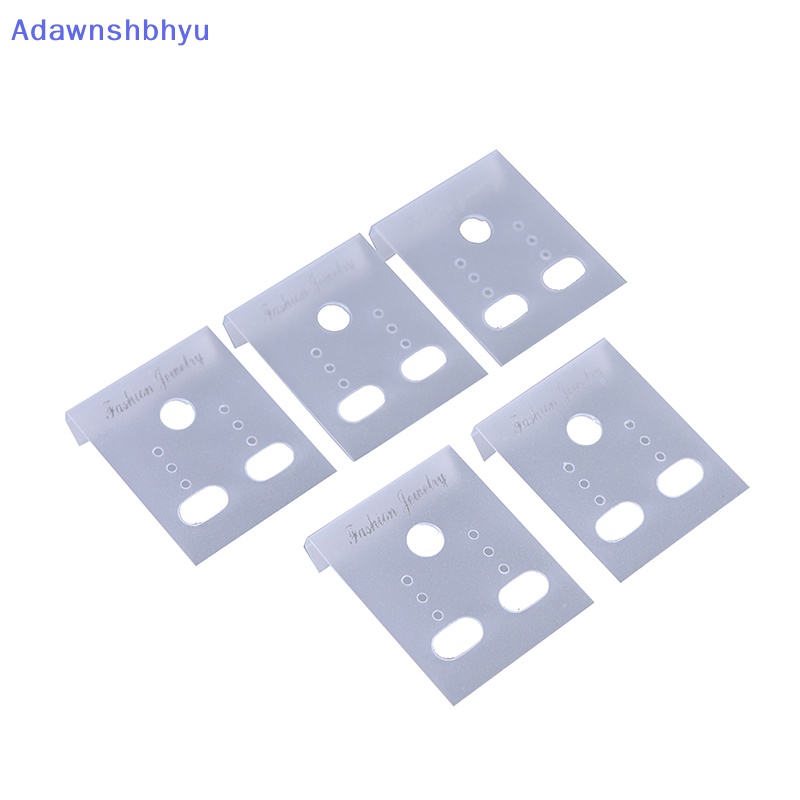 Adhyu 100X Bening Tipe Profesional Plastik Earring Ear Studs Holder Display Gantung Kartu, ID