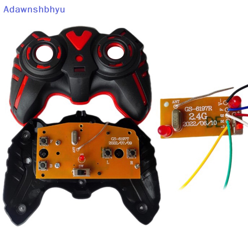 Adhyu 1Set 2.4G 4CH RC Mobil Remote Control Sirkuit PCB Transmitter Dan Receiver Board Part Dengan Antena Radio System RC Aksesoris Mobil ID