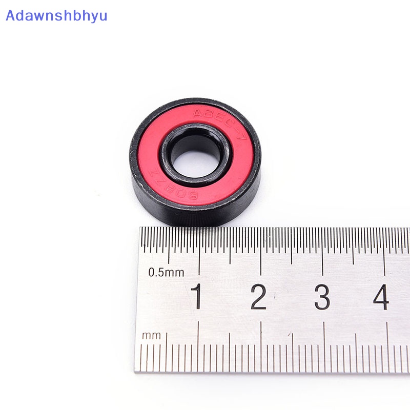 Adhyu 8pcs /set 608RS Skate skateboard steel Terintegrasi spacer Bearings fit8pcs /set 608RS Bantalan Roda Untuk Roller Skate ID