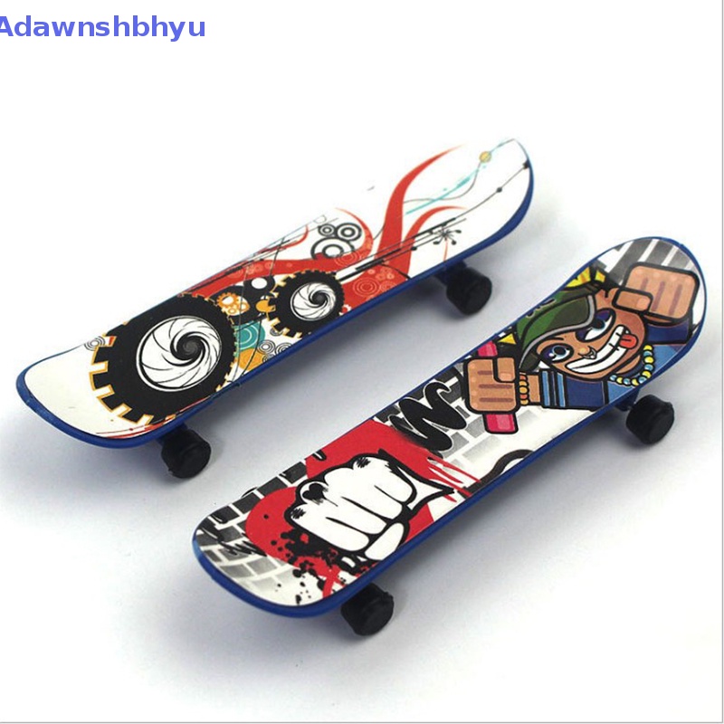 Adhyu 1X Mini Finger Board Skateboard Novelty Anak Cowok Cewek Mainan Hadiah Pesta ID