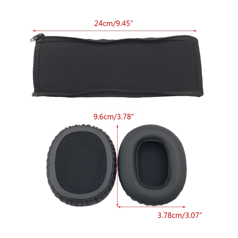 Cre Bantalan Telinga Berkualitas Tinggi Earpad Yang Ditingkatkan Untuk AH-MM400 Headphone Sponge Cover Headband Cover Untuk Meningkatkan Mendengarkan