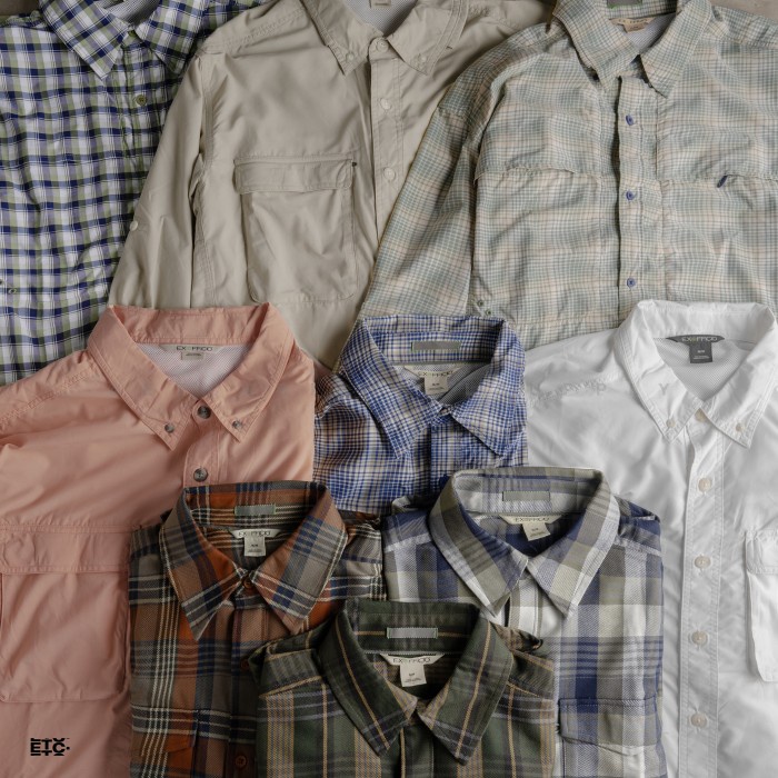 EXFFCIO Men's Stonefly Midweight Flannel &amp; Talicco Longsleeve Shirt