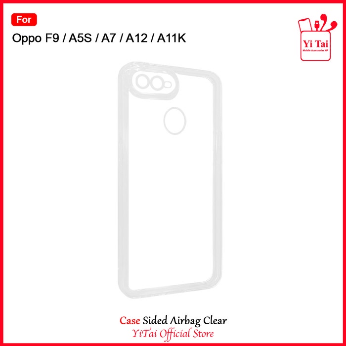 YITAI - YC36 Case Sided Airbag Clear Oppo F9 A5S A7 A12 A11K