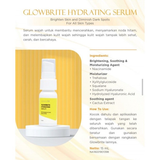 Derma Xp Glowbrite Hydrating Serum