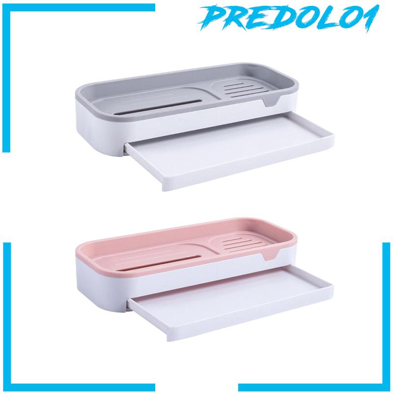 [Predolo1] Soap Holder Self Draining Tempat Sabun Tempel Dinding Untuk Kamar Mandi Shower Hotel