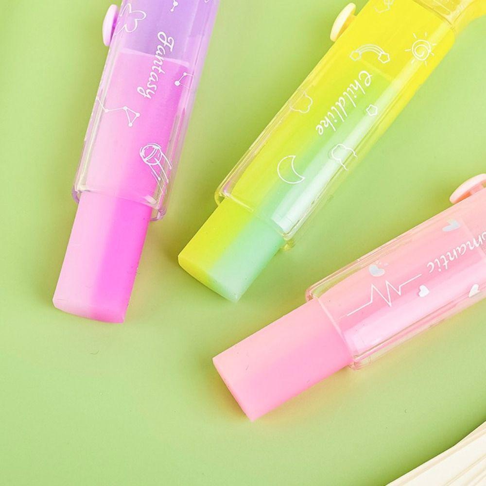 Agustina Push Pull Eraser Tanpa Debu Kawaii Traceless Siswa Alat Tulis Sekolah Kantor Alat Menyeka Cakar Kucing Jelly Eraser