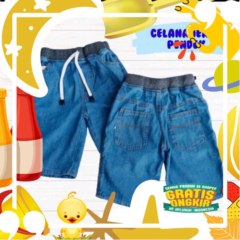 4-9 Tahun Celana Pendek Jeans Anak Laki laki 4 5 6 7 8 9 Tahun/ Lucu kado Ultah