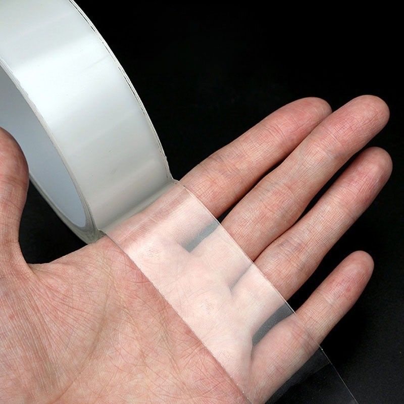 

Double Tape Gel Isolasi Lakban Bening 2 Sisi Perekat Dinding Tembok Tanpa Bekas Selotip