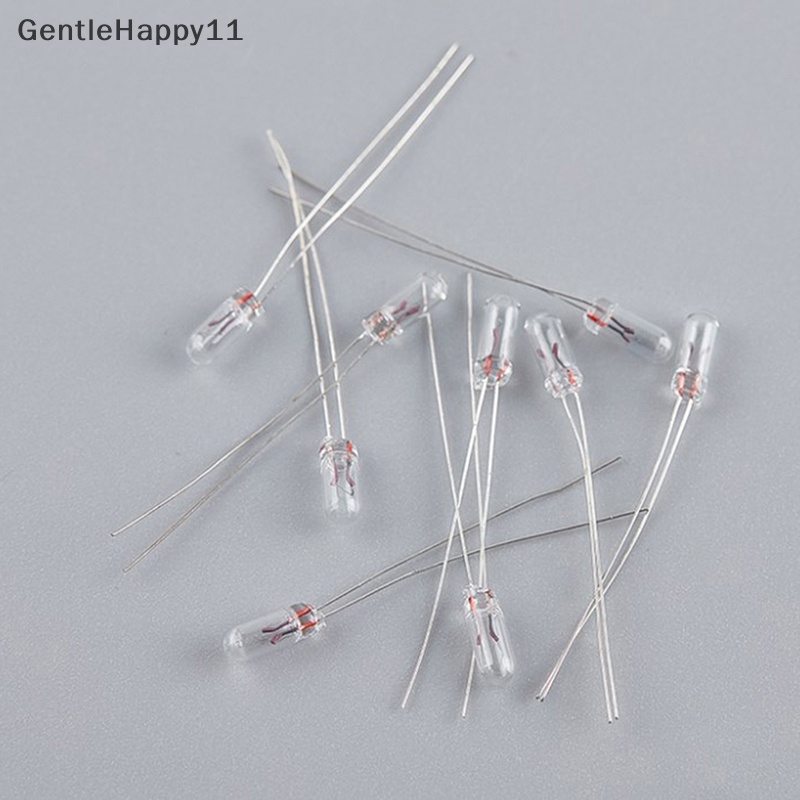 Gentlehappy 25PCS 5mm 4mm 3mm Clear 12V Mini Bulb of Wheat Rice Bulbs Switch Button Bulbs id