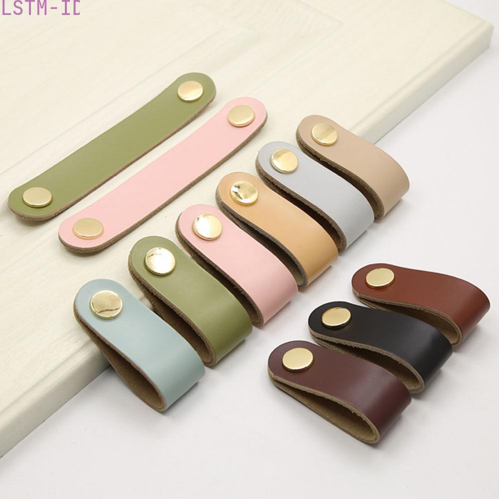 Laci Kulit 6Pcs 70mm 9warna Lemari Untuk Handle Pintu