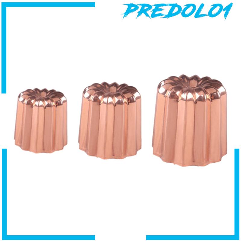 [Predolo1] Canele Mould DIY Handmade Cetakan Kue Anti Lengket Untuk Pesta Dapur Piknik