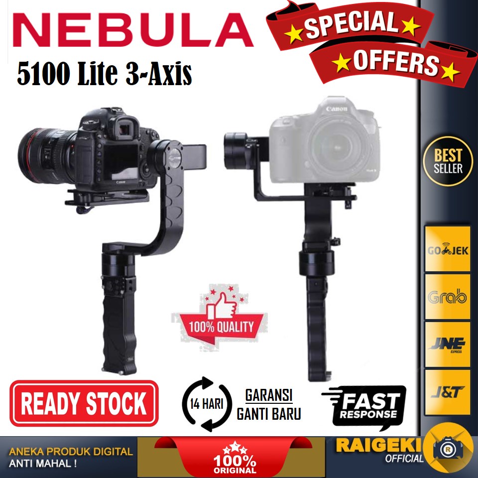 Nebula 5100 Lite 3-Axis Handheld Gimbal Kamera DSLR Mirrorless