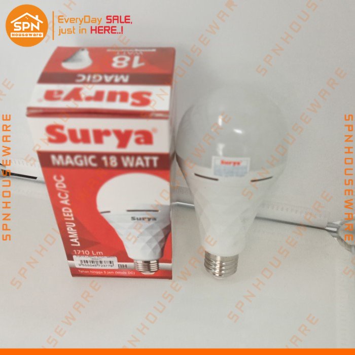 SURYA LAMPU AC/DC MAGIC 18WATT