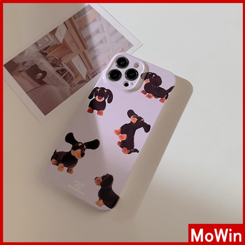 Case iPhone 14 Pro Max iPhone Case Cream Glossy Soft Case TPU Tahan Guncangan Kamera Case Pelindung Anjing Hitam Lucu Kompatibel dengan iPhone 13 Pro Max 12 Pro Max 11 Xr X Max 7Plus 8Plus