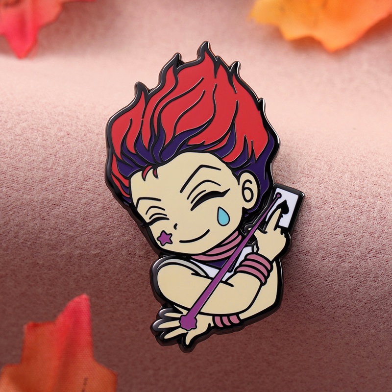 Hunter X Hunter Sisso Enamel Keras Pin Bros Karakter Kartun Bros Kerah Lencana Anime Perhiasan Aksesori Hadiah Untuk Penggemar Teman