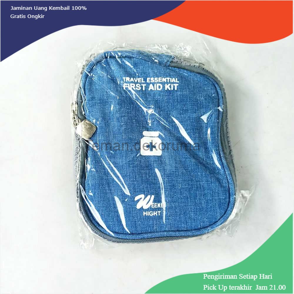 TD - DPR WEEKEI HIGHT Tas Obat P3K Travel First Aid Kit Bag Portable 14x11x3cm - TB-0623