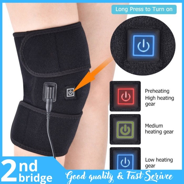 Alat Terapi Sendi Pelindung Lutut Cidera Heating Therapy Knee Support