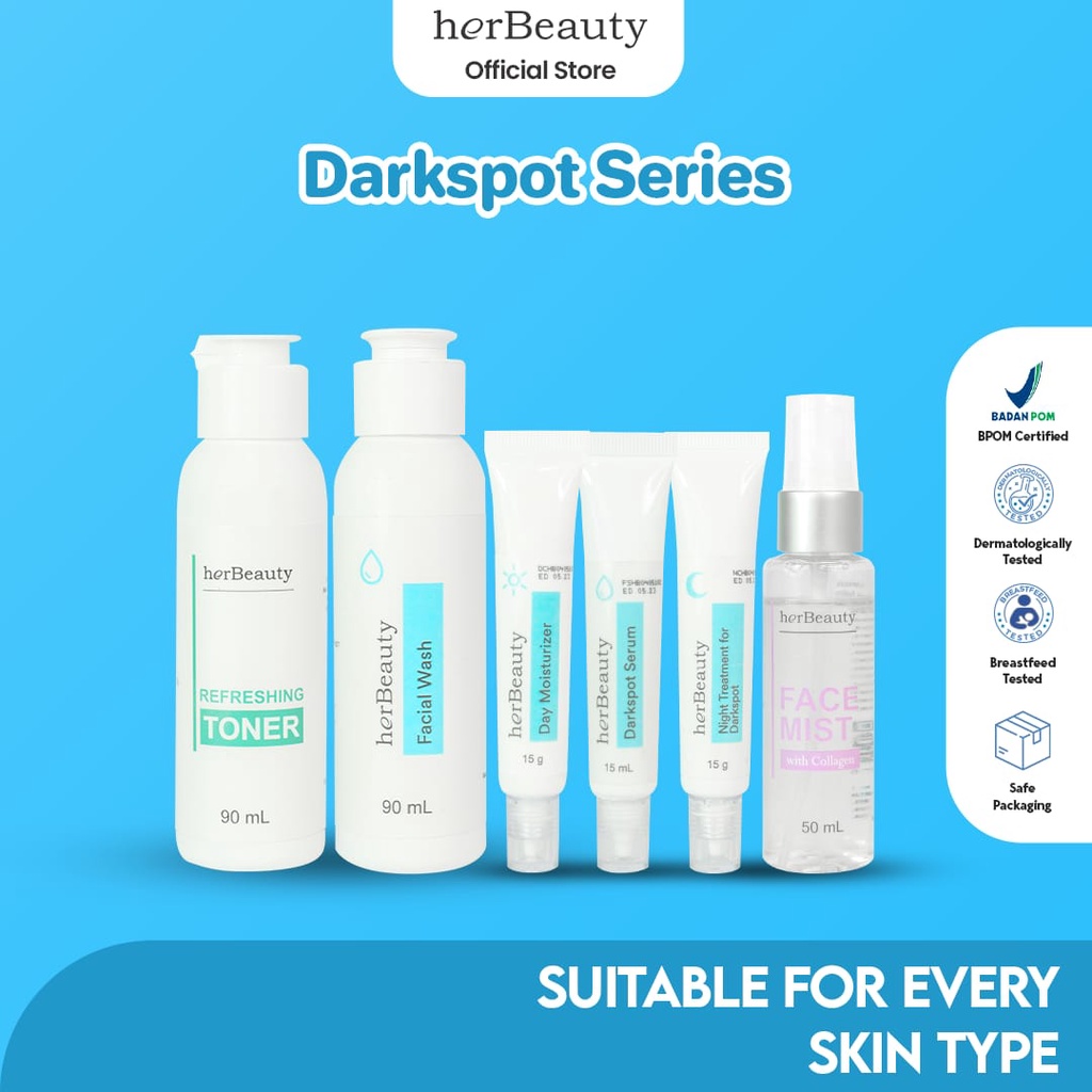 HERBEAUTY Skincare DARKSPOT SERIES PAKET HEMAT DAN LENGKAP HER BEAUTY