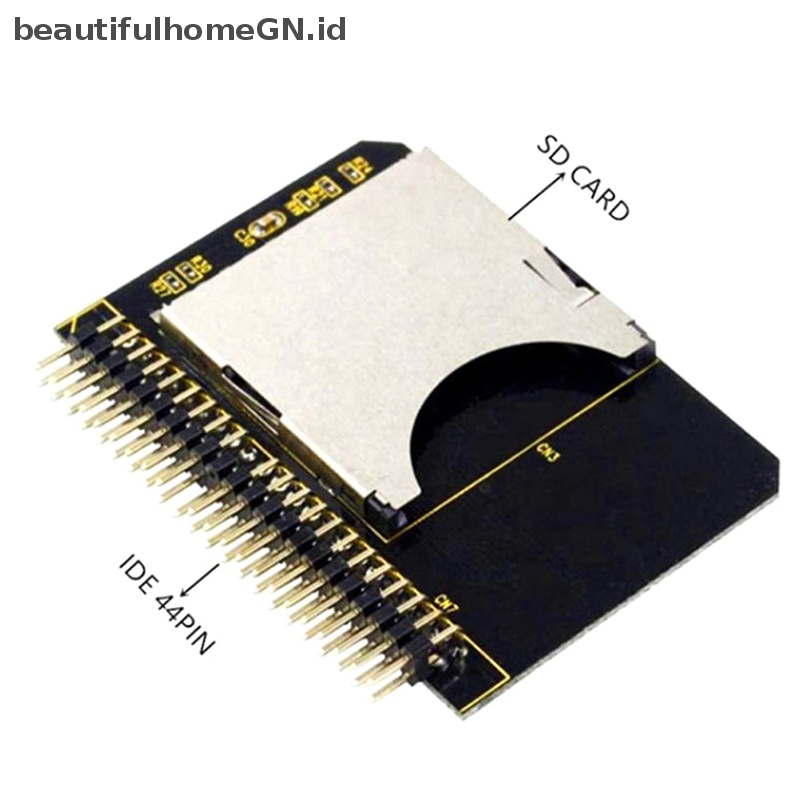 {Cantik} Adaptor SD to IDE 2.5&quot; 44pin SDHC/SDXC/MMC to IDE 2.5 inch 44pin Male Converter~