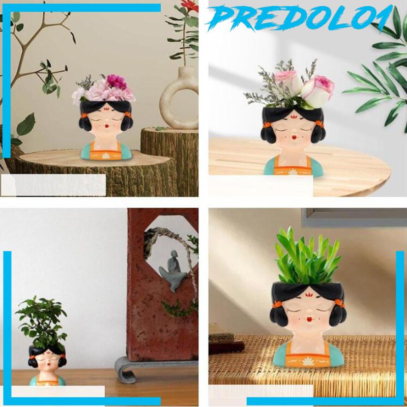 [Predolo1] Pot Bunga Dengan Kepala Lubang Drainase Succulent Planters Untuk Rumah Kamar Tidur Halaman