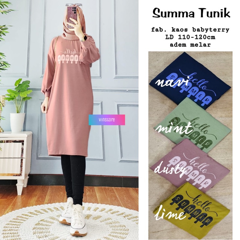 SUMMA TUNIK By VINSTORE | Kaos Babyterry