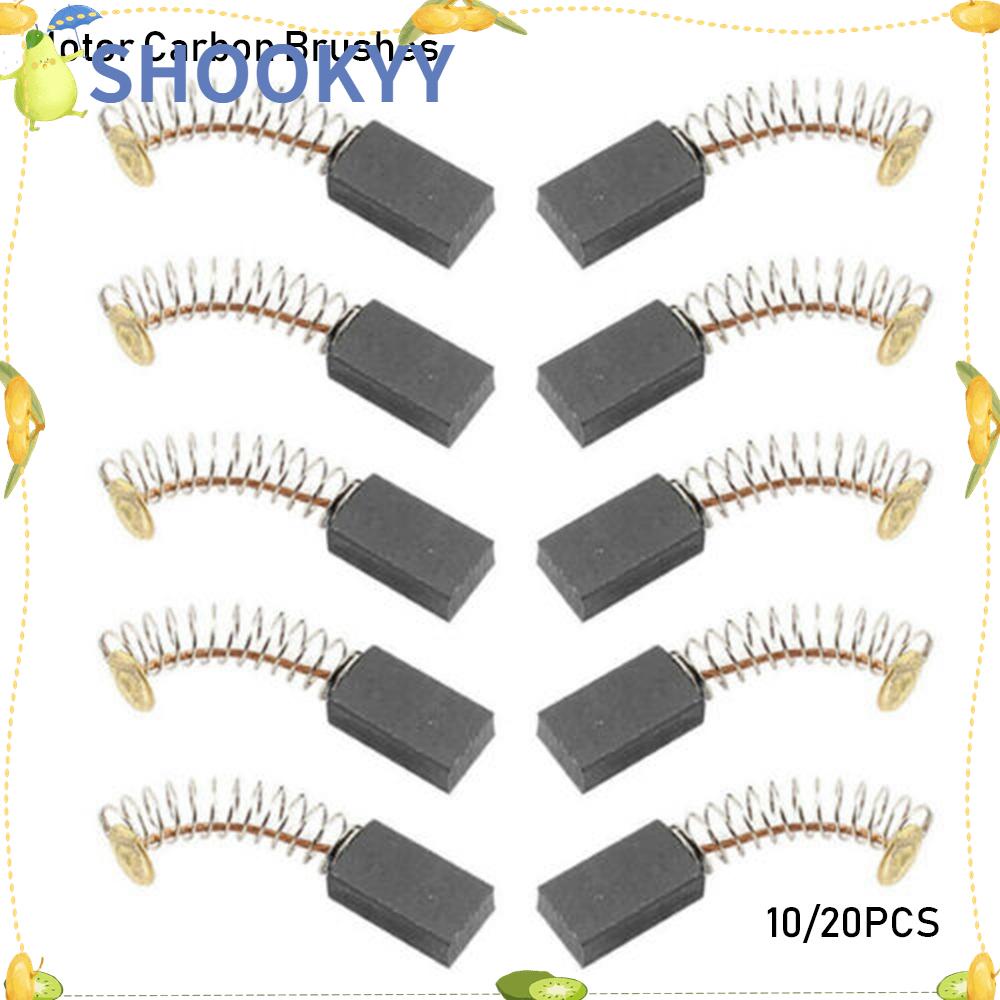 Chookyy 10/20 Pcs Bor Mini Kualitas Tinggi 5x8x13mm Rotary Tool Generik Carbon Brushes