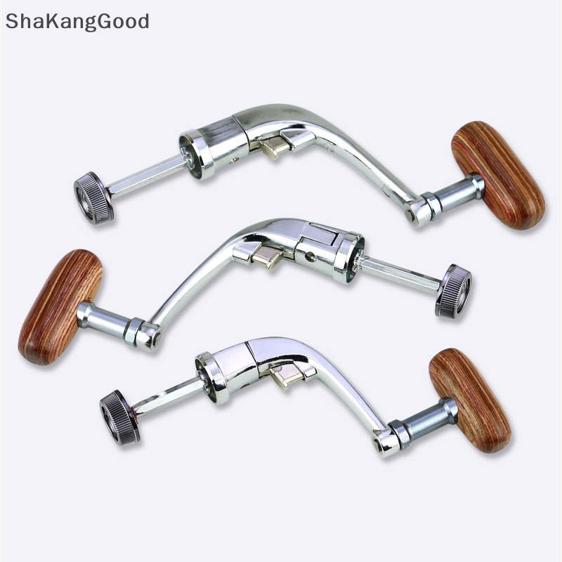 Skid Stabil Saklar Tahan Lama Kiri Kanan Aksesoris Lipat Rocker Handle Gulungan Pancing Metal Shaker Fishing Reel Rocker SKK