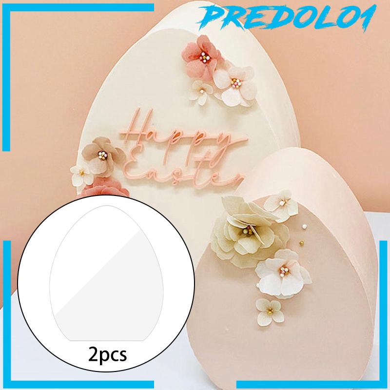 [Predolo1] 2pcs Scraper Kue Bening Buttercream Scraper Untuk Rumah Pesta Butter Cream Cake