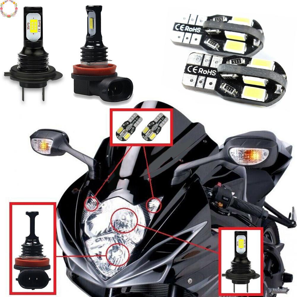 4x Bohlam Lampu Parkir Lampu Depan LED Set Putih Untuk Suzuki GSXR 600750 2011-2020 Set Bohlam Lampu Parkir Putih