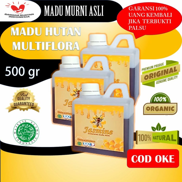 

GHA | Madu Hutan murni asli multiflora stamina kesehatan