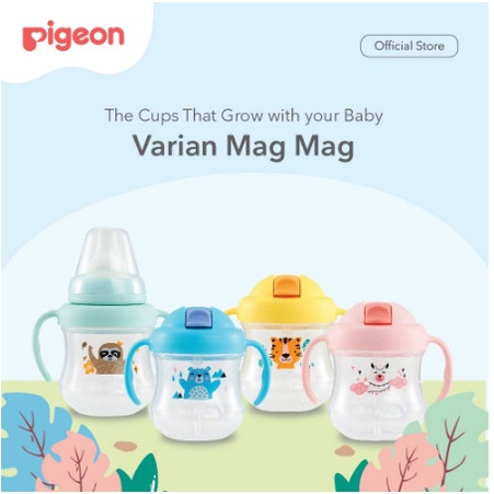 PIGEON MAG-MAG STRAW CUP GREEN HANGING TYPE