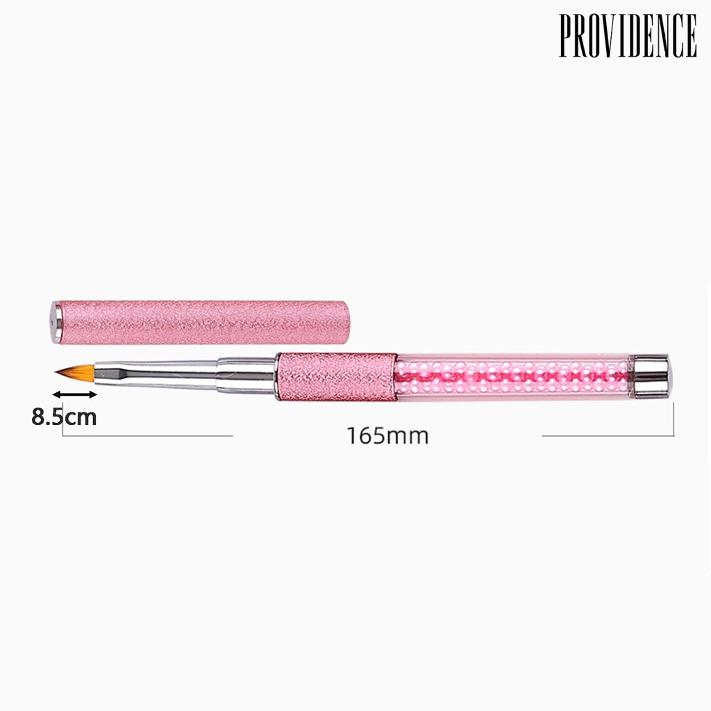 Providence Pena Gradien Kuku Gambar Halus Bulu Lembut Desain Kuku Dengan Penutup Pen Batang Mutiara Imitasi Manicure UV Gel Extension Pen Nail Salon Supply