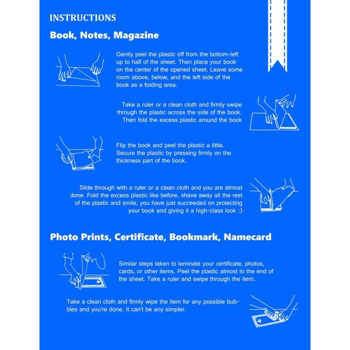 

Quick Film Sampul Plastik Laminating Ukuran 65 x 100 cm / 65x100cm