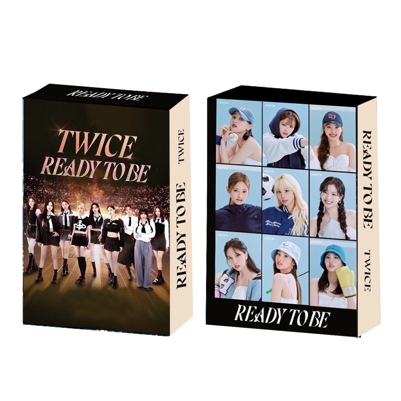 55pcs /box Twice2023Album HARE HARE Photocards Siap Jadi Kartu Lomo Kpop Postcards