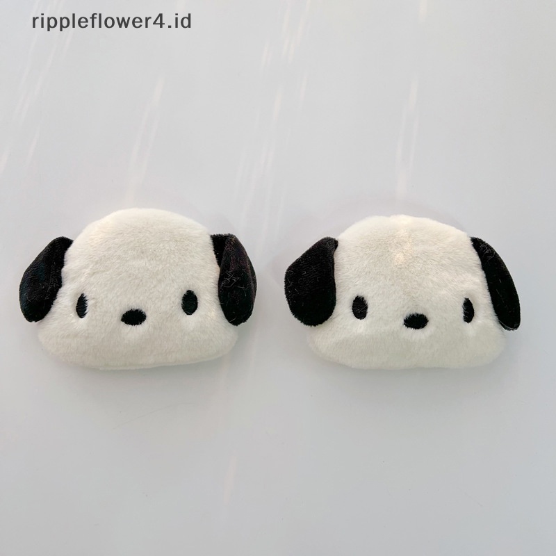 {rippleflower4.id} Lucu Kartun Mewah Pochacco Bros Strawberry Bear Kelinci Yang Indah Lencana Untuk Pakaian Gadis Pin Ransel Liontin Dekorasi Aksesoris~