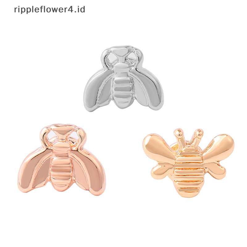 {rippleflower4.id} Kreatif Watch Band Ornamen Bros Wristbelt Cincin Hias Tali Paku Studs~