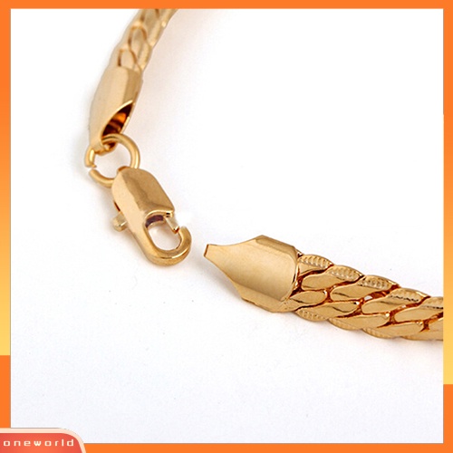 [WOD] Gelang Wanita Lapis Emas Dengan Lobster Clasp Fashion Stylish Jewelry Charms