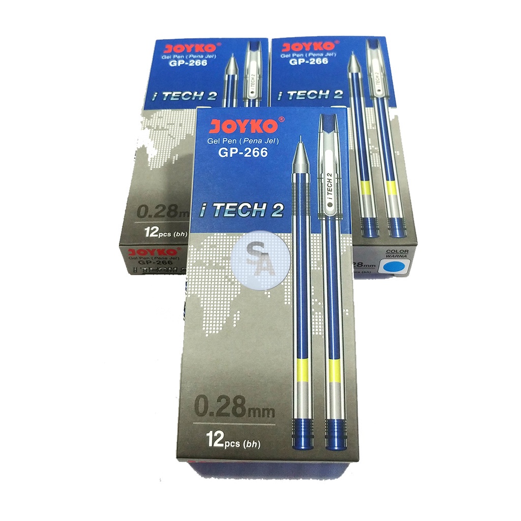 

JOYKO - Gel Pen Pulpen Jel GP-266 0.28mm I Tech 2 - Pcs