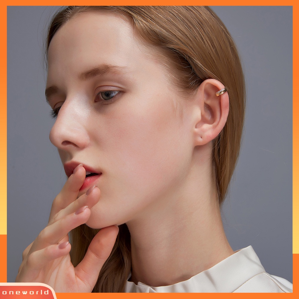 [WOD] 1pc Wanita Fashion C Bentuk Telinga Tulang Rawan Klip Non Piercing Anting Perhiasan Hadiah