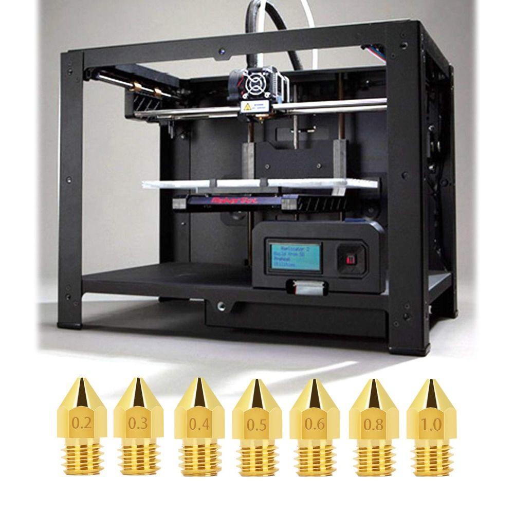 Populer 24PCS Extruder Nozzle Set 3D Printer Bagian Desain Yang Tepat Untuk Makerbot Creality CR-10 Ender3 5