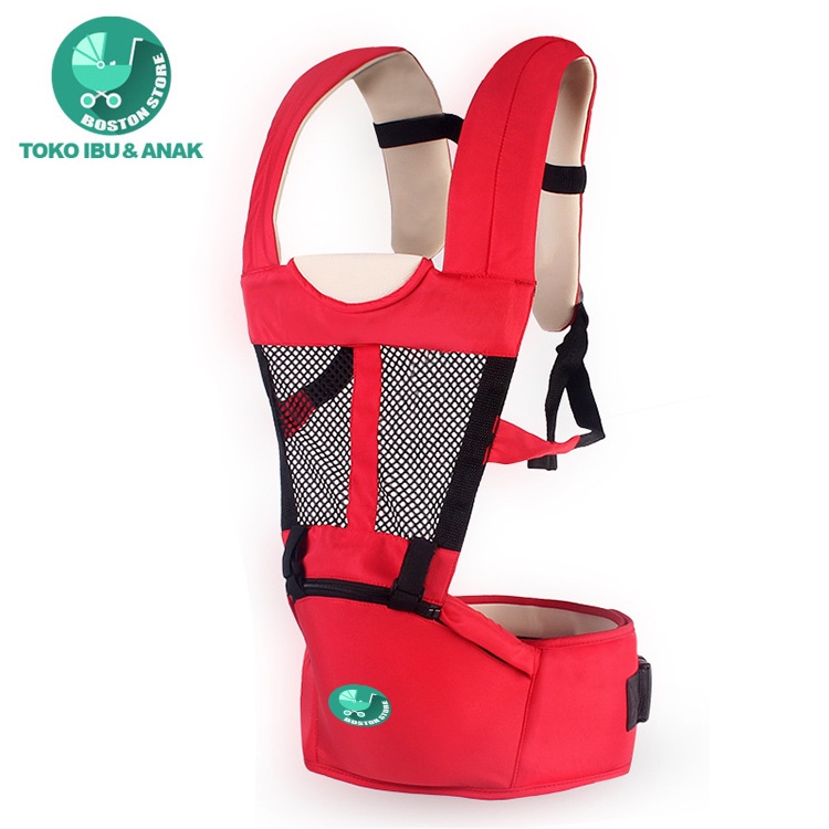 Bostonstore Gendongan Bayi Depan Polos Hipseat baby carrier 0~36 bulan / Gendongan Bayi Depan Hipseat / Baby Carrier / Baby Carrier M shape / Baby Carrier Hipseat / Baby Carrier Newborn / Baby Carrier Baby Safe / Gendongan Bayi / Gendongan Bayi Depan