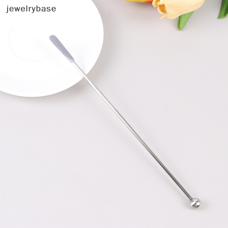 [jewelrybase] 1pc Stik Cocktail Stainless Steel Pengaduk Koktail Susu Teh Kopi Stir Stick Butik