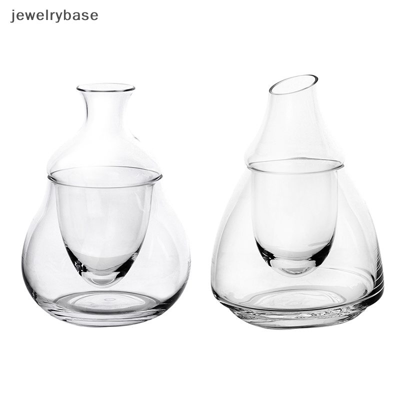 [jewelrybase] Glass Ice Bucket Red Wine Decanter Dispenser Anggur Whiskey Decanter Bar Alat Butik