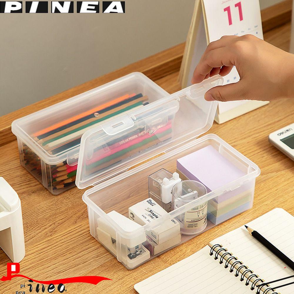 Kotak Penyimpanan Nanas Portable Desktop Organizer Kapasitas Besar Tempat Pensil