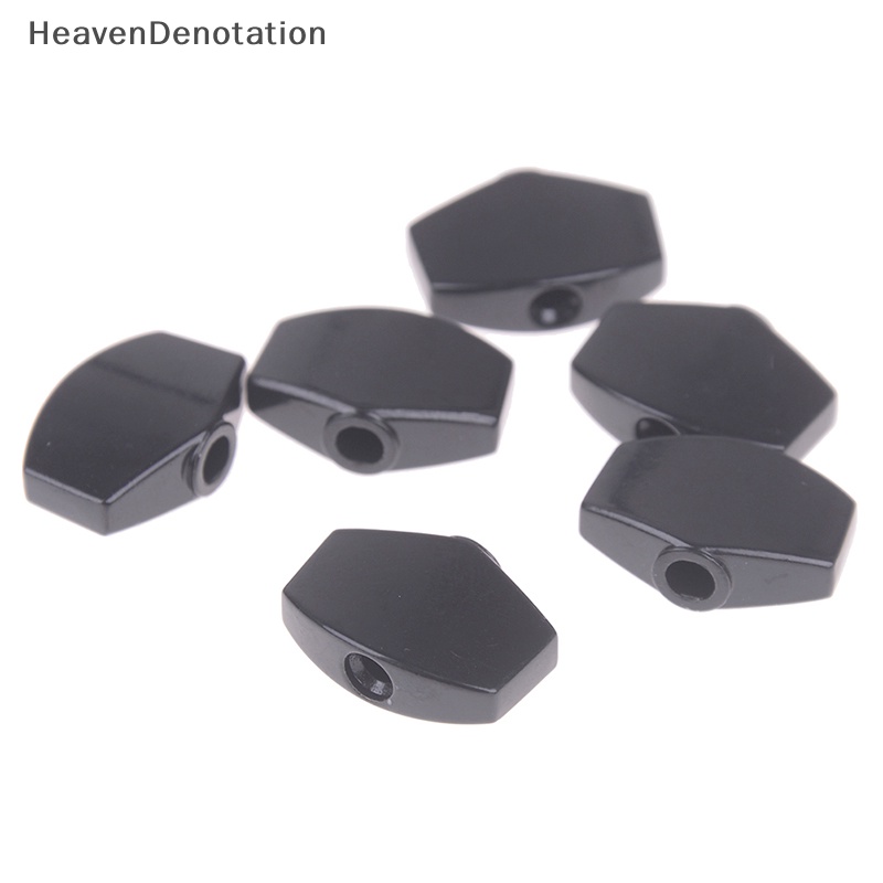[HeavenDenotation] 6pcs Gitar tuning Pasak Tuner Kepala Mesin Pengganti Tombol knob handle tip HDV