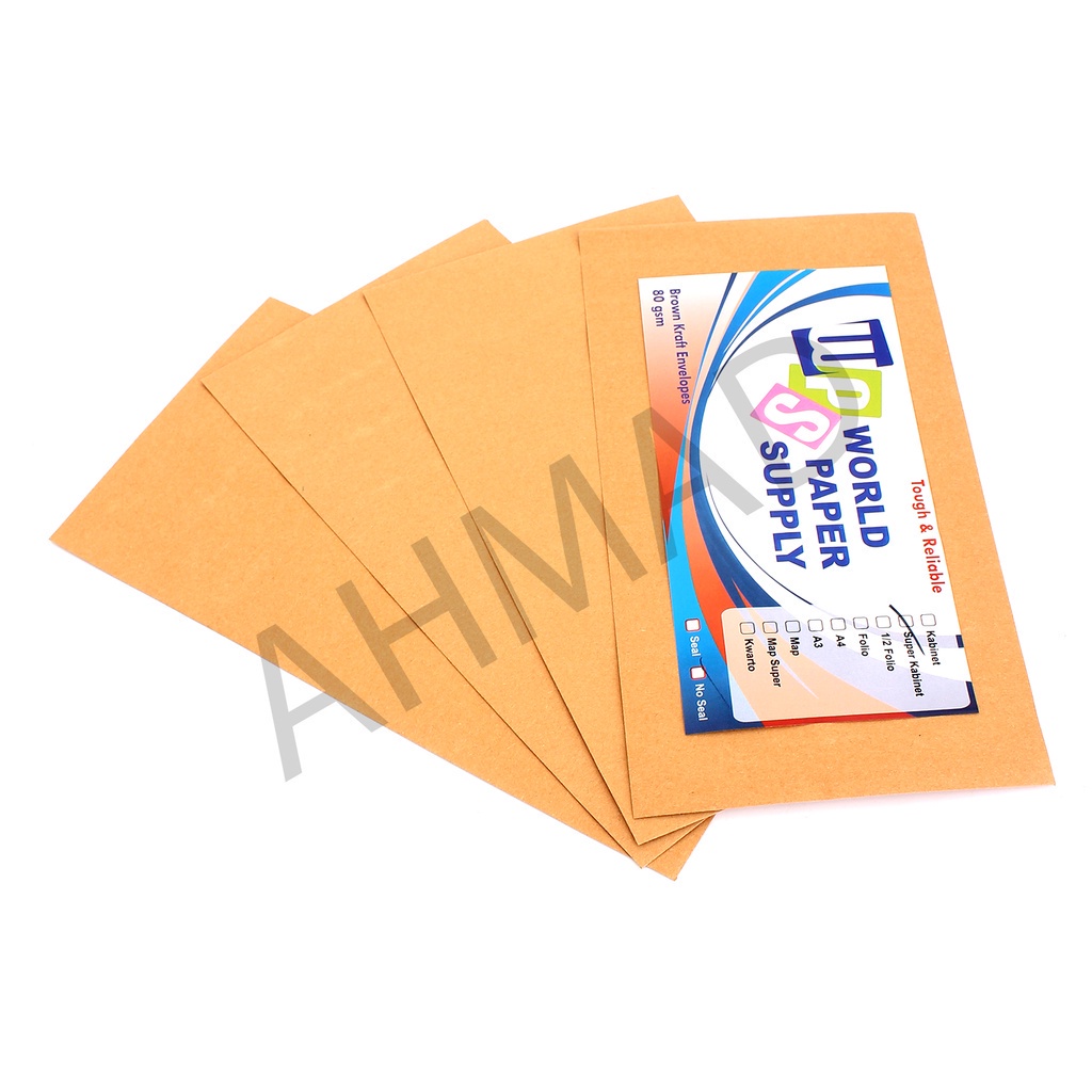 

WPS - Amplop Coklat Super Kabinet No Seal - Pack
