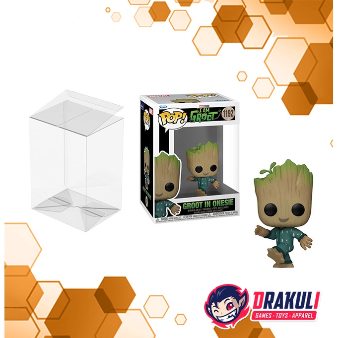 Toys Funko Pop Marvel Guardians Of The Galaxy - Groot In Onesie - WITH PROTECTOR