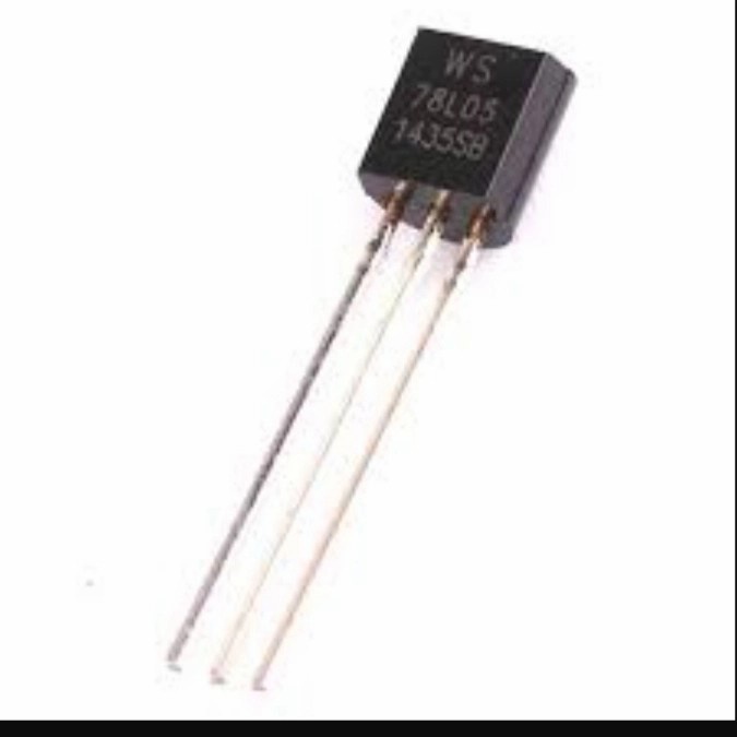 10 Buah 10Pcs 78L05 IC Regulator 78L5 5V 100mA 3 Pin TO-92 Penstabil Tegangan WS78L05
